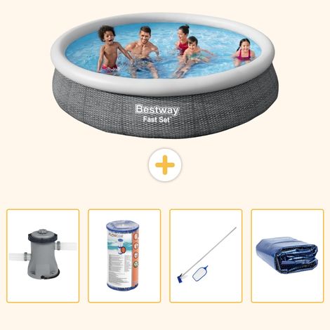 Bestway Bestway Fast Set Ronde - 366x76 cm - 5-pièces  S194 (1/5)