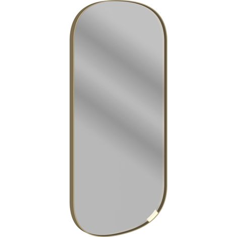 Signature Olivia Oblong Bathroom Mirror 800mm H x 400mm W - Brushed Bronze (1/2)