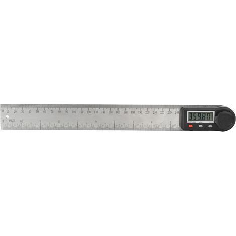 Zoternen Règle d'angle électronique 2 en 1 à affichage numérique 0-360°, rapporteur multifonction pour le travail du bois (300 mm) (1/5)