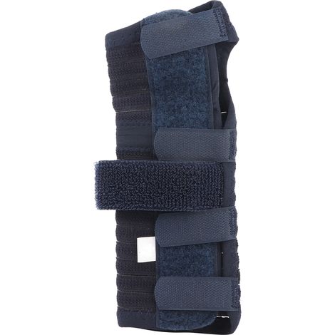 Attelle de poignet avec plaque en acier respirante pour entorse - Main gauche, protection corrective et maintien articulaire. (1/5)