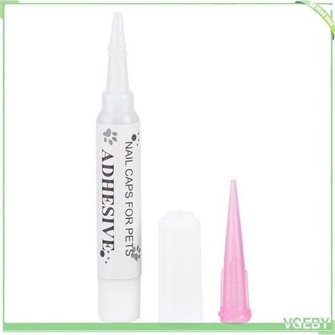 Couvre-ongles pour chat - FAFEICY - 100 protections - PVC souple durable - Rose (XS) - Kit collage (1/5)