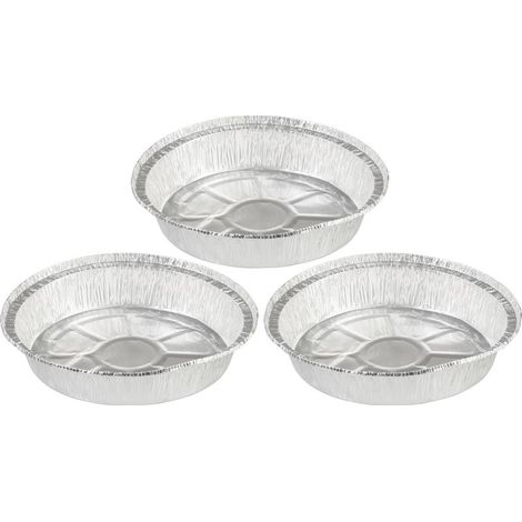 Schale MagicHome, 22,4x4,6 cm, Grill-, 3 Stk., Aluminium, rund (1/3)