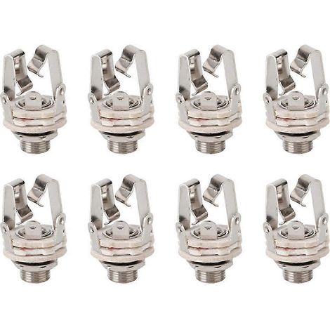 Connecteur de câble audio double canal avec commutateur, prise femelle 6,5 mm, compatible guitare. (1/5)