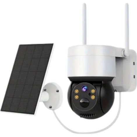 Telecamera Videosorveglianza Pannello Solare WIFI Sicurezza Allarme Senza Fili (1/5)