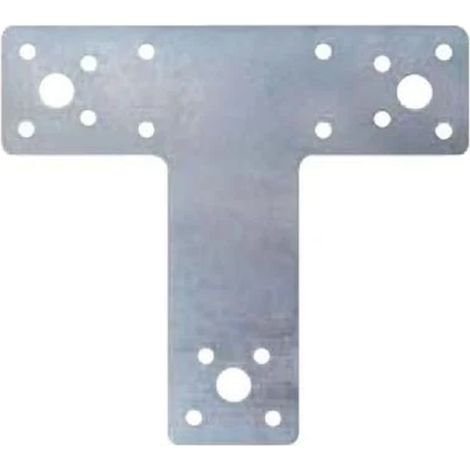 STAFFA SUPPORTO PIASTRA TRAVE IN LEGNO A "T" SCARPA ANCORAGGIO - Dimensioni: 160x98 mm (1/2)