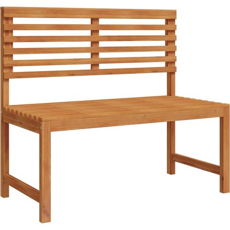Gartenstuhl Braun 100 x 50 x 91cm Massivholz Akazie