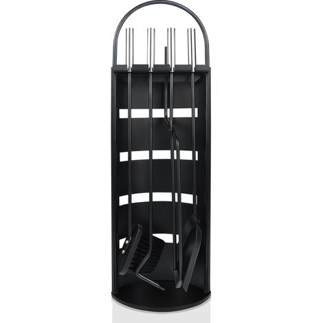 AUFUN ensemble de cheminée en acier inoxydable 5 pièces ensemble d'accessoires
