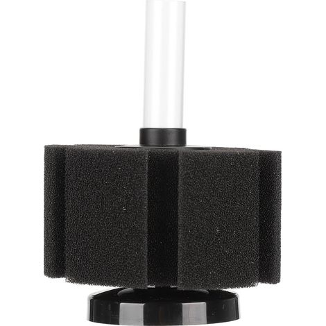 Mini filtro biológico de lana para acuarios con manguera de aire – plástico + algodón orgánico – 260 g (1/5)
