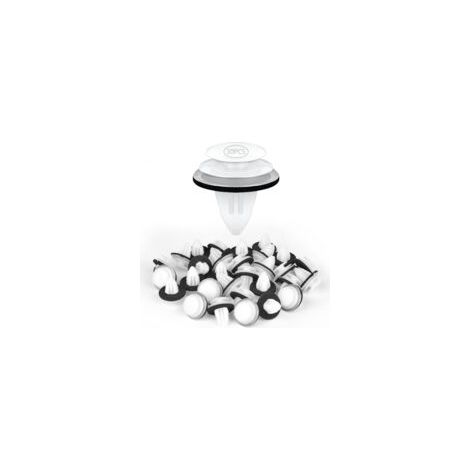Clips de sujeción para automóviles, 30 piezas, clips de retención universales para vehículos, remaches de plástico, sujetadores para molduras de carrocería para paneles de puertas de automóviles - Cre