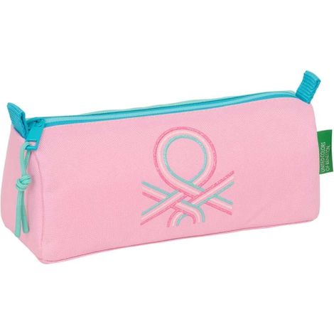 Safta BENETTON DOLCE - Portatodo con cremallera y compartimiento, Estuche Infantil, Estuche Niño, Ideal para Niños en Edad Escolar, Cómodo y Versátil, Calidad y Resistencia, 21x7x8 cm