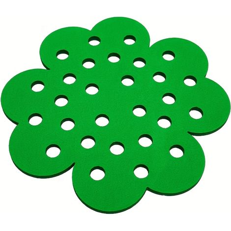 1 pièce Plateau île flottant pour abeilles, décoration d'étang de jardin pour abeilles, insectes et papillons pour boire et se reposerGreen (1/4)