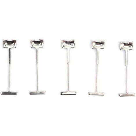 100 pcs goupilles en T acier inoxydable pour remplacement système de nivellement carrelage sols murs outils construction bâtiment (1/5)