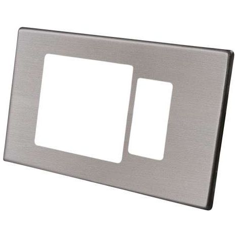Placca a 2 fori