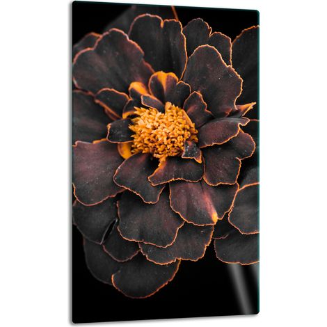 Glasplatte, Tischplatte, 30x52, Blume (1/5)