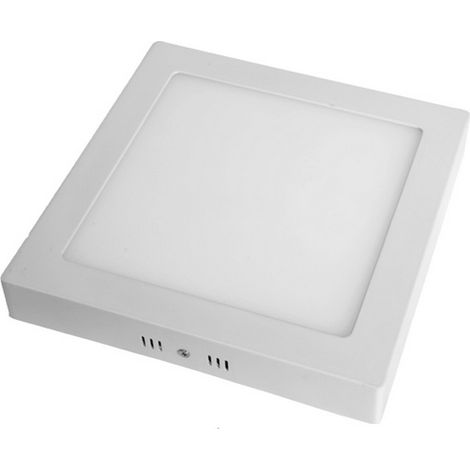 Plafonnier led Carré en saillie 24W 300x300mm Blanc Chaud 3200K - Digilamp (1/5)