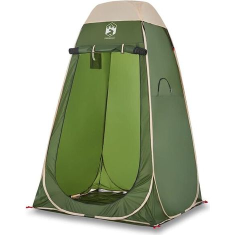 Tente d'intimité verte, imperméable et rétractable
