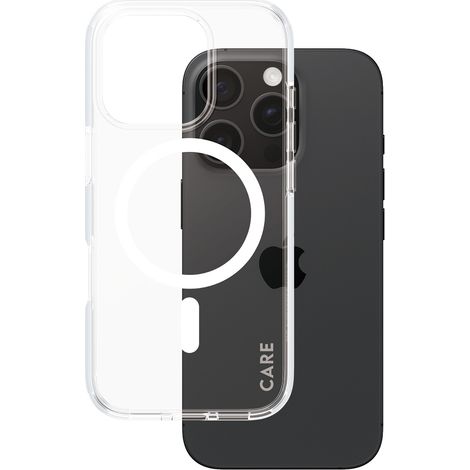 Care by PanzerGlass Flagship Case iPhone 16 Pro 6,3" weiß MagSafe 1338