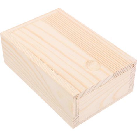 Schmuckkästchen aus Holz mit Schublade, Vintage-Schmuckkästchen, Vintage-Schmuckaufbewahrungsbox – 11,60 x 7,50 x 4,00 cm (1/4)