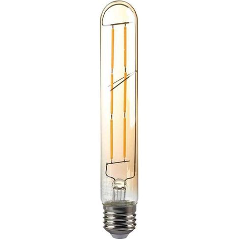 V-TAC LED-Glühbirne E27 6W 100LM/W T30 Filament Bernstein Warmweiß (1/4)