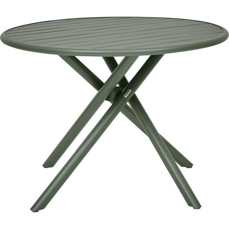 Tavolo da giardino nebullia 4 posti d105cm verde alloro - Hespéride