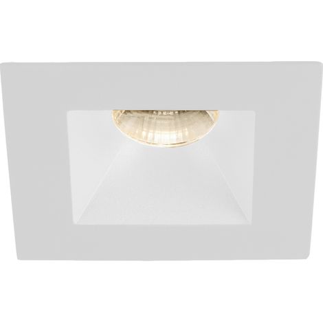 LedsC4 Play - LED-Einbaustrahler LED 11.9W und 1293lm mit Warmweiß 3000K. Durchmesser 11cm. Gehäuse aus Aluminium, pmma. Innenbereich IP54. Farbe Weiß, weiß, transparent