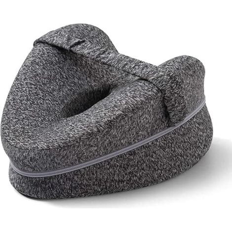 Oreiller orthopédique pour les genoux, en mousse à mémoire de forme, pour un soutien latéral pendant le sommeil et le repos.-AquaForge (1/5)