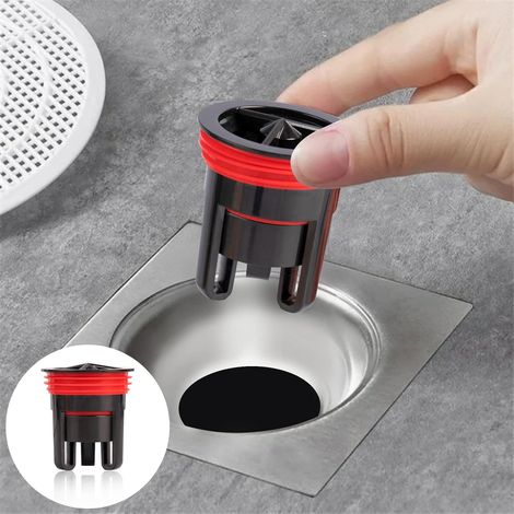 Douche Drain de Plancher, Connecteurs Anti-odeurs pour Le Drainage du Sol de la Douche,Bouchon Anti Odeur, pour Salle de Bain Pas de Filtre adapté Aux Fuites de Salle de Bain, Cuisine Tuyaux (1/5)