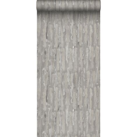 papier peint imitation bois gris foncé - Sanders & Sanders (1/4)