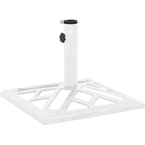 Socle de parasol Blanc 44x44x31 Fonte 2 (1/5)