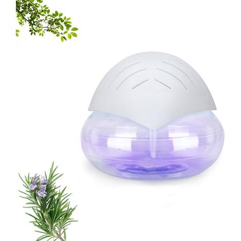 Purificateur d'air d'intérieur jusqu'à 60 m², filtre à air, purificateur d'air et humidificateur 2 en 1, purificateur d'air pour chambre à fumer, moins de 40 dB (blanc) (1/5)