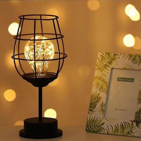 Lampe de chevet LED, éclairage de bureau (bol à vin) - (1/5)