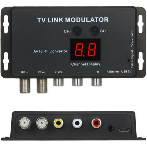 Modulateur TVLINK, convertisseur AV vers RF et prolongateur IR (1/5)