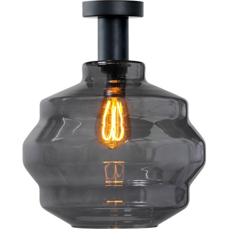 Plafonnier - Ø 30cm - Porto avec verre fumé Boule Ø 30cm - 5710-05-05-05-4