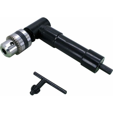 (R) Adaptateur de perceuse à angle droit sans fil de haute qualité avec mandrin à clé de 10 mm de diamètre 8 mm de tige hexagonale accessoire pour outil électrique (1/5)
