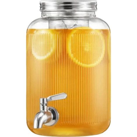 Distributeur de Boisson avec Robinet 6L - Fontaine Punch - Bonbonne pour Eau Cocktail Cold Brew (1/5)