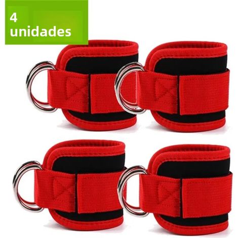 (Modèle 1 en 4 pièces) Sangle d'entraînement pour les jambes et les hanches fixée par vis avec support de genou réglable (1/5)
