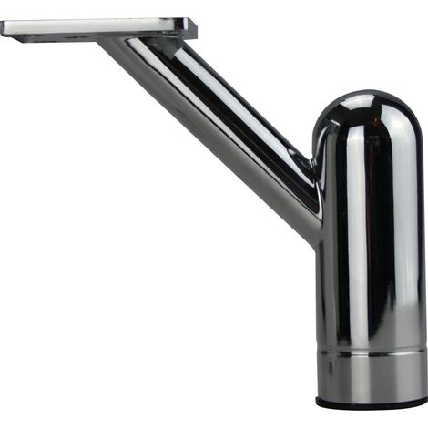 Möbelfuss Stützfuss Tischbein Sofafuss aus Metall in Chrom glänzend (1/2)