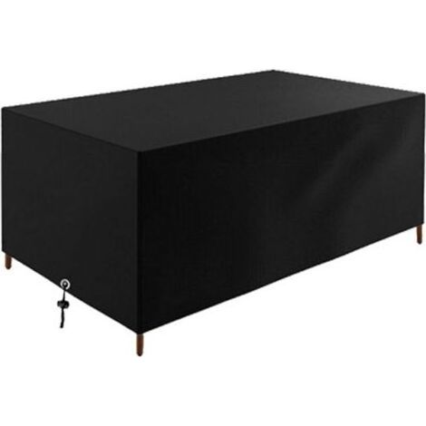 Housse Salon de Jardin,Housse de Table Jardin Rectangulaire, 180x110x70cm/LxWxH très résistant Housse de Protection pour Mobilier différentes Tailles Housse de Table de Jardin Extérieur (1/4)