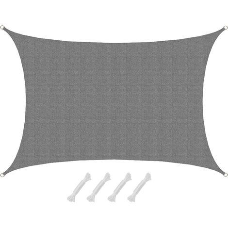 5x3 Vela Ombreggiante Permeabile - Tenda da Sole per Giardino Balcone Pergola (1/5)