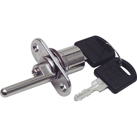 Zylinder Zentralverschluss-Set Zylinder Ø16 x 22mm Stahl vernickelt