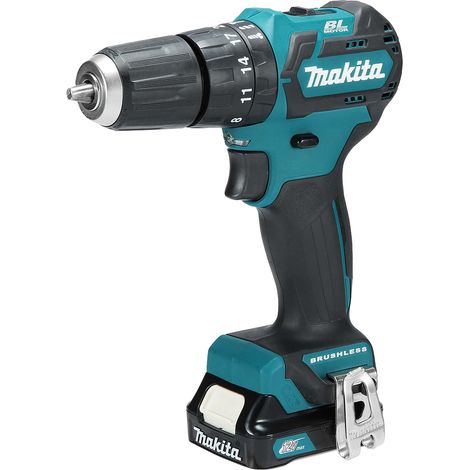 MAKITA HP332DZ TALADRO COMBINADO 12VMAX CXT BL 10 MM EQUIPAMIENTO 2 baterías de 2.0Ah  y máquina en maletín (1/5)