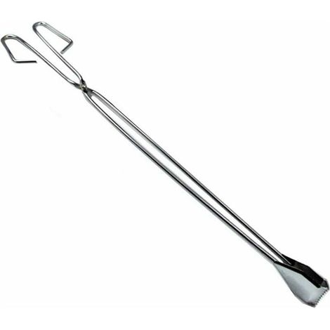 – Pince à déchets 32 cm – Acier inoxydable – Ramassage sécurisé d'objets dangereux – Pour verre brisé et ordures (1/5)