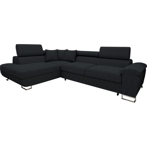 Sofá rinconero Comfivo 139, Poso 135, Función de descanso, Almacenaje, 270x202x71cm, 0 (1/5)