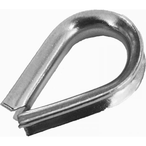 1PC 3mm Stainless Steel Heart Shaped Terminal 304 Wire Rope Protection Ring (1/4)