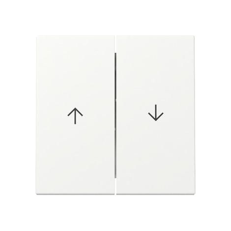 GIRA 329427 INTERRUPTEUR À BASCULE DOUBLE BLANC PUR MAT