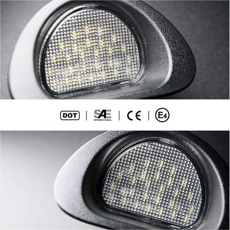 luci targa a LED per Peugeot 107 MK1 2005-2014 e Citroën C1 2005-2014 (1/4)