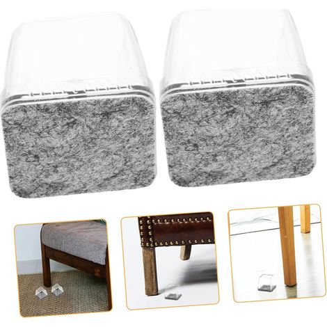 transparentes en silicone pour pieds de chaises et de tables (1/5)