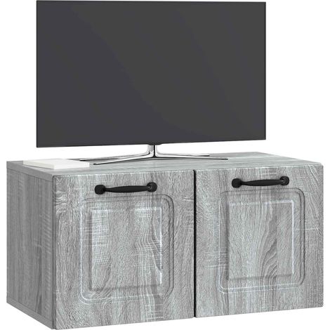 Maison Exclusive - Wandmontierter TV-Schrank Graues Sonoma 59,5 x