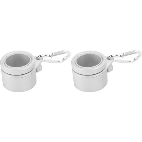 Drehbarer Fahnenhalterungsring 1 Zoll mit verstellbarem Clip und Schraube aus Aluminium – 2 Stück (1/5)