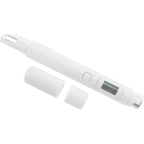 Stylo testeur d'eau numérique pour piscines et aquariums, pour des mesures très précises, équipé d'un écran LCD, facile à utiliser, convient à l'eau douce et à l'eau salée. (1/5)